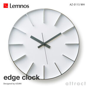 mX Lemnos ^J^ edge clock GbWNbN AZ-0115 LTCY 350mm J[FzCg XC[v[ug fUCFAZUMI Ǌ|v EH[NbN 蕨 Mtg yRCPzysmtb-KDz