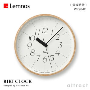 mX Lemnos ^J^ Riki Clock L NbN MTCY ׎ WR20-01 M idgvj Ǌ|v EH[NbN fUCFn  254mm XC[vZRh CeA fUC G yRCPz