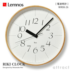 mX Lemnos ^J^ Riki Clock L NbN LTCY ׎ WR08-26L idgvj Ǌ|v EH[NbN fUCFn  354mm XC[vZRh CeA fUC G yRCPzys