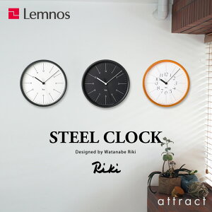 mX Lemnos ^J^ Riki Steel Clock L X`[ NbN J[F3F 204mm WR24-10/11 XC[v[ug dgv Ǌ|v |v v EH[NbN fUCFn ̓v[