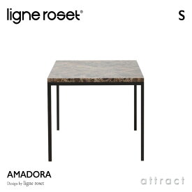 【6月1日より値上げ】 リーンロゼ ligne roset RosetAmadora ロゼアマドーラ Amadora サイドテーブル ネストテーブル デザイン：ligne roset サイズ：S（W38cm） 天然大理石 カラー：3色 ベース：ブラック 塗装仕上げ