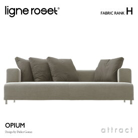 リーンロゼ ligne roset RosetOpium ロゼオピューム Opium 3P 両肘ソファ 3人掛け デザイン：Didier Gomez ディジェ・ゴメズ ファブリック：Hランク 高密度 ウレタン 軽量 ローソファ フロア ドリームベッド インテリア