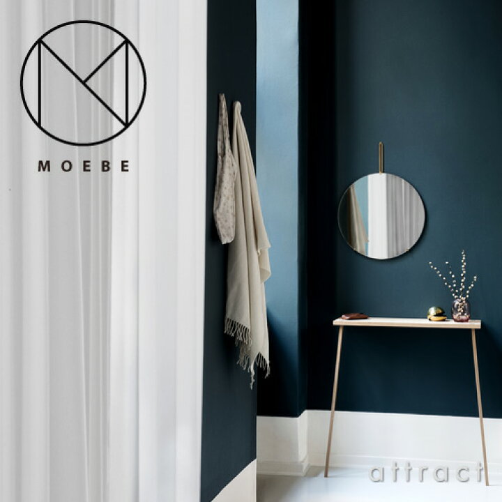 楽天市場】ムーベ MOEBE ウォールミラー Φ50cm MIRROR ブラック ブラス 
