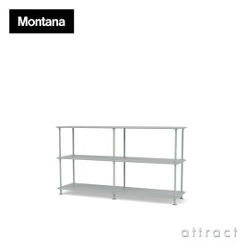 モンタナ Montana モンタナ フリー Montana Free 220000 2段 × 2列 ユニット シェルフ キャビネット カラー：フィヨルド グレー デザイン：Jakob Wagner ヤコブ・ワグナー 収納 棚 家具 北欧 インテリア デザイナー パントン