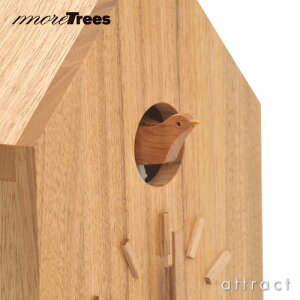 moretreesモアトゥリーズ・モアツリーズ鳩時計カッコー時計ふいご式ウォールクロック壁掛け時計置時計モミ・クルミムーブメント:クォーツデザイナー:深澤直人デザインインテリア天然木【RCP】【smtb-KD】【HLS_DU】