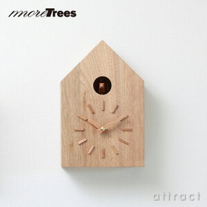moretreesモアトゥリーズ・モアツリーズ鳩時計カッコー時計ふいご式ウォールクロック壁掛け時計置時計モミ・クルミムーブメント:クォーツデザイナー:深澤直人デザインインテリア天然木【RCP】【smtb-KD】【HLS_DU】