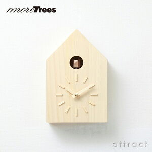 moretreesモアトゥリーズ・モアツリーズ鳩時計カッコー時計ふいご式ウォールクロック壁掛け時計置時計モミ・クルミムーブメント:クォーツデザイナー:深澤直人デザインインテリア天然木【RCP】【smtb-KD】【HLS_DU】
