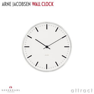 Al RuZ Arne Jacobsen [[_[ ROSENDAHL EH[NbN Wall Clock VeBz[ City Hall 290mm |v {NH[c k f}[N yRCPzysmtb-KDz