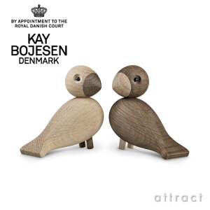 カイボイスンデンマークKAYBOJESENDENMARKラブバードLovebird39204ペアセットミニサイズオークナチュラルオブジェローゼンダール置物北欧デンマークハンドメイド職人小鳥木製玩具インテリア【RCP】【smtb-KD】