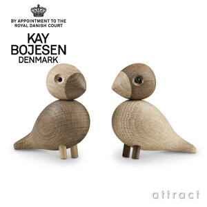 カイボイスンデンマークKAYBOJESENDENMARKラブバードLovebird39204ペアセットミニサイズオークナチュラルオブジェローゼンダール置物北欧デンマークハンドメイド職人小鳥木製玩具インテリア【RCP】【smtb-KD】