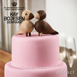 カイボイスンデンマークKAYBOJESENDENMARKラブバードLovebird39204ペアセットミニサイズオークナチュラルオブジェローゼンダール置物北欧デンマークハンドメイド職人小鳥木製玩具インテリア【RCP】【smtb-KD】