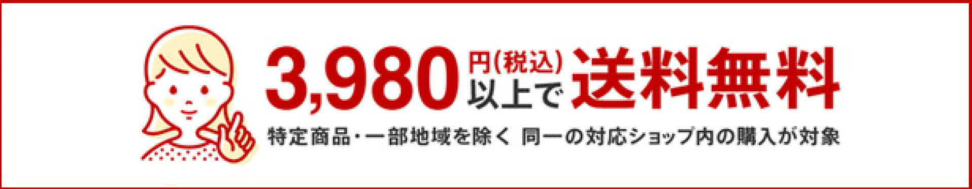 3,980円以上で送料無料 39ショップ