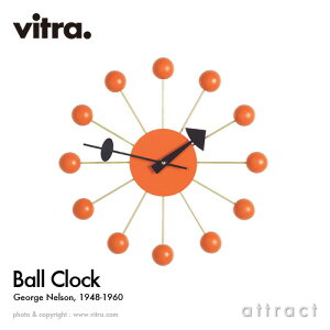 Bg Vitra Ball Clock {[NbN Wall Clock EH[NbN |v fUCFGeorge Nelson W[WEl\ J[FIW XCX fUCi[ pg C[Y CT mO` 