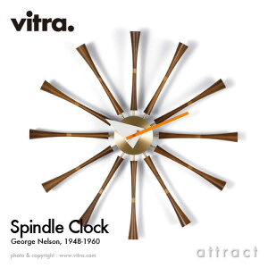���B�g�� Vitra Spindle Clock �X�s���h���N���b�N Wall Clock �E�H�[���N���b�N �|�����v �f�U�C���FGeorge Nelson �W���[�W�E�l���\�� �J���[�F�A���~×�E�H���i�b�g �f�U�C�i�[ �r�g�� �p���g�� �C�[