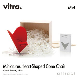 ���B�g�� Vitra �~�j�`���A �R���N�V���� Miniatures Collection �n�[�g�V�F�C�v�h �R�[���`�F�A Heart-Shaped Cone Chair �f�U�C���FVerner Panton ���F���i�[�E�p���g�� �R���N�^�[ ���� �֎q �`�F�A �f�U�C�i