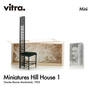 ���B�g�� Vitra �~�j�`���A �R���N�V���� Miniatures Collection �q���n�E�X1 Hill House 1 �f�U�C���FCharles Rennie Mackintosh �`���[���Y�E���j�[�E�}�b�L���g�b�V�� �R���N�^�[ ���� �֎q �`�F�A �f�U�C�i