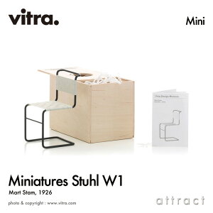 ���B�g�� Vitra �~�j�`���A �R���N�V���� Miniatures Collection �L�����e�B���o�[ �`�F�A Stuhl W1 �f�U�C���FMart Stam �}���g�E�X�^�� �R���N�^�[ ���� �֎q �`�F�A �f�U�C�i�[ �I�u�W�F �v���[���g �M