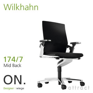 �E�B���N�n�[�� Wilkhahn ON. �I�� Swivel Chair �X�E�B�[�x���`�F�A �~�h���o�b�N �A�[���`�F�A 174 7 ���n�F�t�@�C�o�[�t���b�N�X �A���~�t���[��×�A���~�x�[�X �N���[�����b�L ���A�[�� ���N��