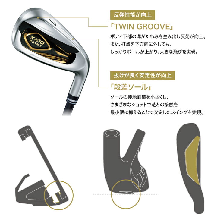 楽天市場】【即納】【クリアランス】ゼクシオ プライム アイアン 2021 