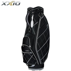 女性用 ゼクシオ キャディバッグ GGC-X162W ブラック 2024年モデル#ダンロップ#XXIO#レディース ゴルフバッグ