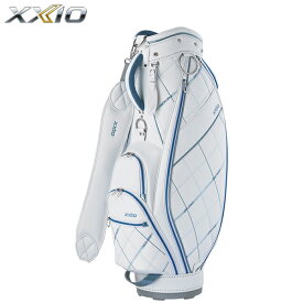 女性用 ゼクシオ キャディバッグ GGC-X162W ホワイト×ブルー 2024年モデル#ダンロップ#XXIO#レディース ゴルフバッグ