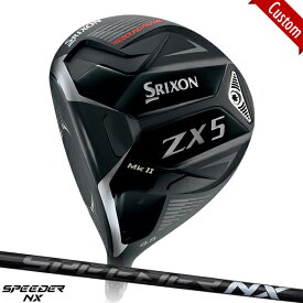 【カスタム】左用 スリクソン ZX5 Mk II ドライバーSPEEDER NX BLACK シャフト装着仕様#SRIXON#ZX5マーク2DR#左打ち用#レフティー#レフトハンド#スピーダーNXブラック