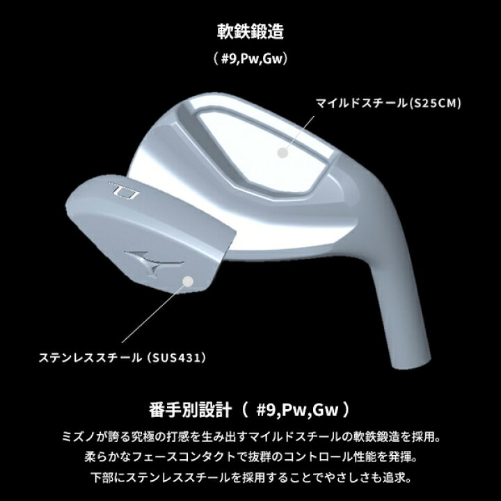 楽天市場】【即納】ミズノプロ 245 アイアン 単品販売 (#4/GW 