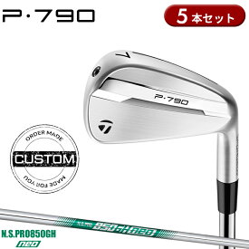 【受注生産】【正規品】 右打用 テーラーメイド P790 アイアンセット 5本組 NSプロ 850GH ネオ 装着 カスタムオーダー TaylorMade P・790 IR N.S.PRO850GH neo 2025年モデル