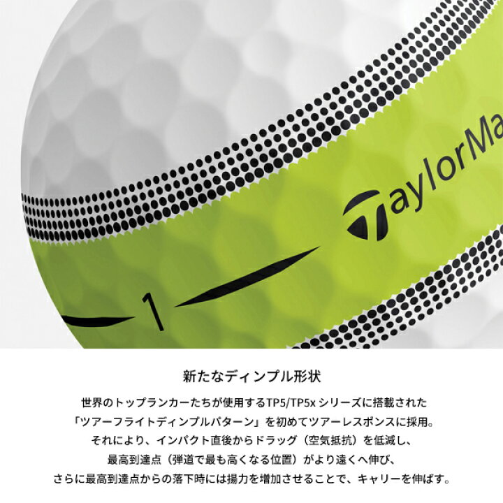 楽天市場】【即納】3ダース/36個 テーラーメイド ツアーレスポンス 
