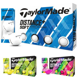 【あす楽対応】テーラーメイド ディスタンス+ ソフト ボール 1ダース/12個入り#TaylorMade#TM#DISTANCE+SOFT