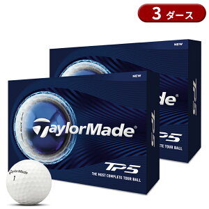 �y���[�z�y���K�i�z �e�[���[���C�h TP5 �S���t�{�[�� �z���C�g 3�_�[�X 36�� TaylorMade TM26TP5 2026�N2������