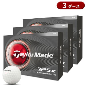 �y���[�z�y���K�i�z �e�[���[���C�h TP5x �S���t�{�[�� �z���C�g 3�_�[�X 36�� TaylorMade TM26TP5x 2026�N2������