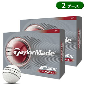 �y���[�z�y���K�i�z �e�[���[���C�h TP5x �S���t�{�[�� �X�g���C�v �z���C�g 2�_�[�X 24�� TaylorMade TM26TP5xSTRIPE 2026�N2������