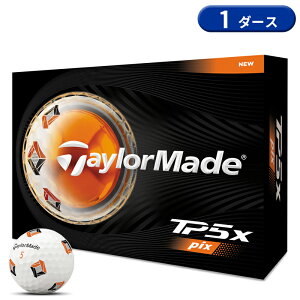 �y���[�z�y���K�i�z �e�[���[���C�h TP5x �S���t�{�[�� �s�b�N�X �z���C�g 1�_�[�X 12�� TaylorMade TM26TP5xPIX 2026�N2������