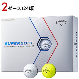 【あす楽対応】【2ダース】キャロウェイ SUPER SOFT ボール (2023年モデル)#Callaway#スーパーソフト