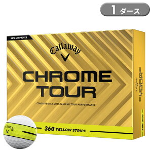 y[zLEFC NcA[ 360x CG[XgCv 1_[X 12 St{[ Callaway CHROME TOUR 360°YELLOW STRIPE 2025Nf