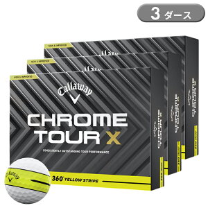 y[zLEFC NcA[X 360x CG[XgCv 3_[X 36 St{[ Callaway CHROME TOUR X 360°YELLOW STRIPE 2025Nf
