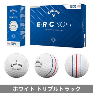 �y���[�z�y���K�i�z �L�����E�F�C ERC �\�t�g �S���t�{�[�� �z���C�g �g���v���g���b�N 1�_�[�X 12���� Callaway ERC SOFT 2025�N���f��
