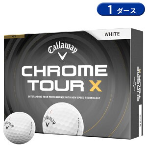 �y�S���t���ӍՃG���g���[��+P3�{�z�y���[�z�y���K�i�z �L�����E�F�C �N�����c�A�[ X �S���t�{�[�� �z���C�g 1�_�[�X 12���� Callaway CHROME TOUR X 2026�N2������