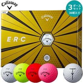 【あす楽対応】【3ダース】キャロウェイ E・R・C ボール 3ダース/36個入り(全4色)#2019年モデル#Callaway#CW#BALL#ERC#ゴルフボール