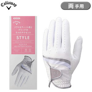 y[zp LEFC X^C fA EBY O[u 25 JM fB[X St p zCg/O[ Callaway Style Dual Women's Glove 25JM