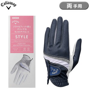 y[zp LEFC X^C fA EBY O[u 25 JM fB[X St p lCr[ Callaway Style Dual Women's Glove 25JM