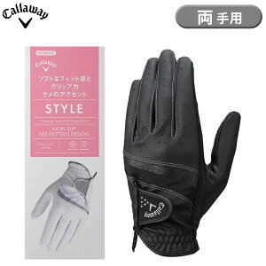 y[zp LEFC X^C fA EBY O[u 25 JM fB[X St p ubN Callaway Style Dual Women's Glove 25JM