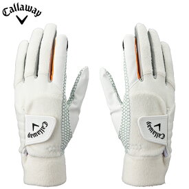 【あす楽対応】【両手用】キャロウェイ ウィンター ハイパー ヒート グローブ 23JM ホワイト#Callaway#Winter Heat Glove#冬用ゴルフ手袋