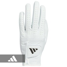 【あす楽対応】アディダス レザーグローブHT6808 (ホワイト/ブラック)#日本正規品#adidas#ゴルフ手袋#左手用#右打ち用
