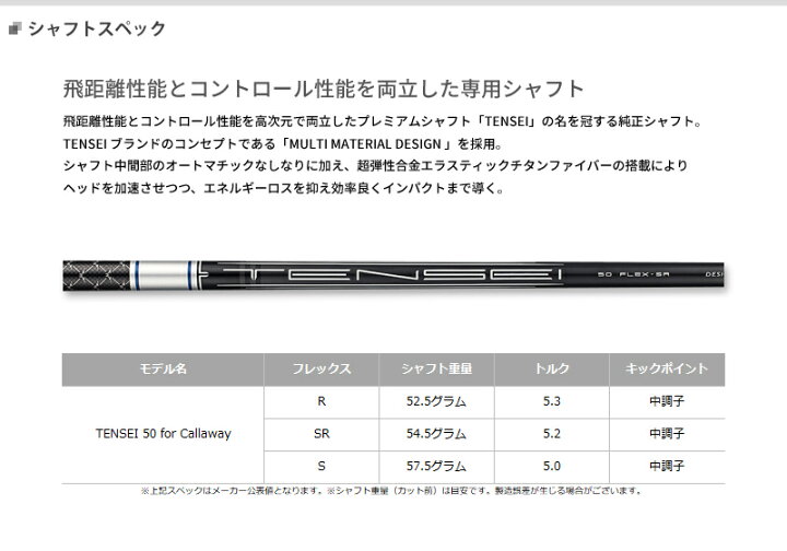 楽天市場】【受注生産】左用 キャロウェイ パラダイム Ai スモーク 