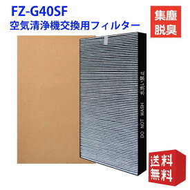 FZ-G40SF シャープ 加湿空気清浄機と互換性があるフィルター 集じん 脱臭 一体型フィルター fz g40sf 1枚入り 空気清浄機KC-G40-W KI-HS40-W 交換フィルター 加湿空気清浄機KI-JS40-W KI-LS40-W 用交換部品 形名 fz-g40sf 互換品 送料無料