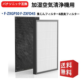 F-ZXGP50 F-ZXFD45 フィルターセット パナソニック空気清浄機用フィルター 集じんフィルターF-ZXGP50 脱臭フィルター F-ZXFD45 加湿空気清浄機f-pxs55 f-vxg50 f-vxh50 f-pxt55用互換フィルター 品番 f-zxgp50 f-zxfd45 2枚入りセット 互換品 送料無料