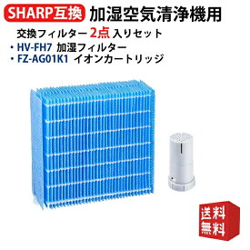 HV-FH7 シャープ互換 加湿フィルター 気化式加湿機フィルター HVFH7 HV-H55 HV-H75 HV-J55 HV-J75 HV-L75 HV-L55 HV-H55E6 HV-P75 HV-R75 HV-S55 HV-S75 交換用フィルター シャープ加湿器用フィルターhv-fh7 1枚入り FZ-AG01K1 1点 2点セット