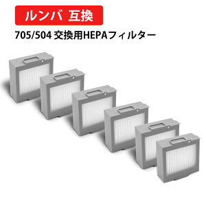 �����o Max 705 Vac/Plus 504 Vac���{�b�g�p�����t�B���^�[ ���Օi�A�N�Z�T���[ iRobot �����o 4849904�ɑΉ��|���@�p 6�_�� �݊��i ��������